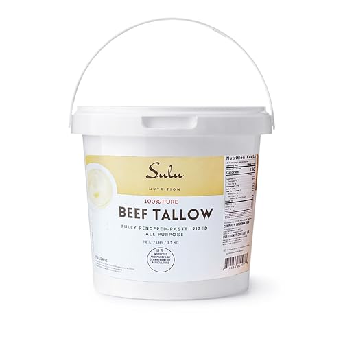 100% Pure Rendered NON GMO Beef Tallow 7LBS A39761
