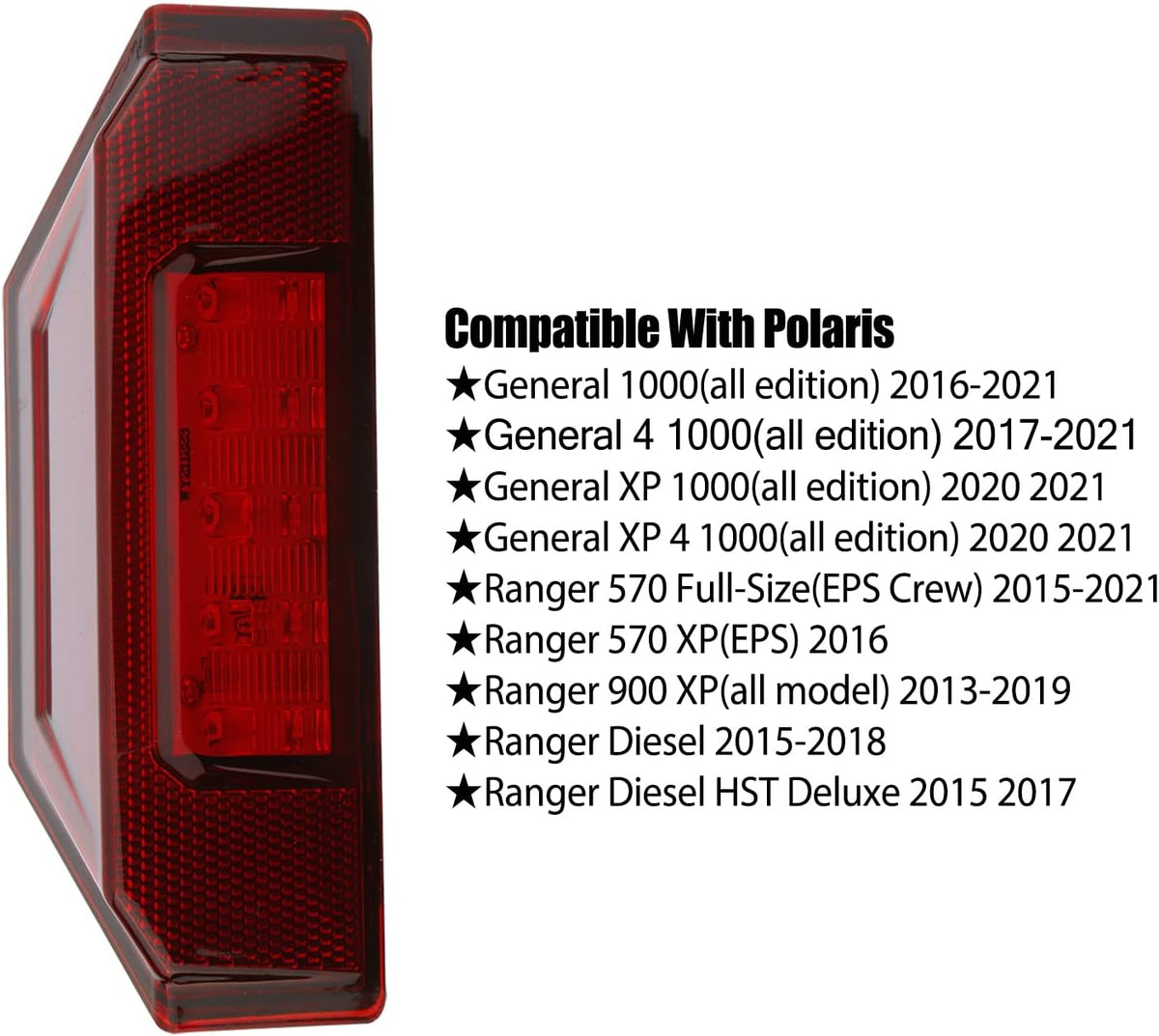 Tail Light Assembly Pack of 2 A6378