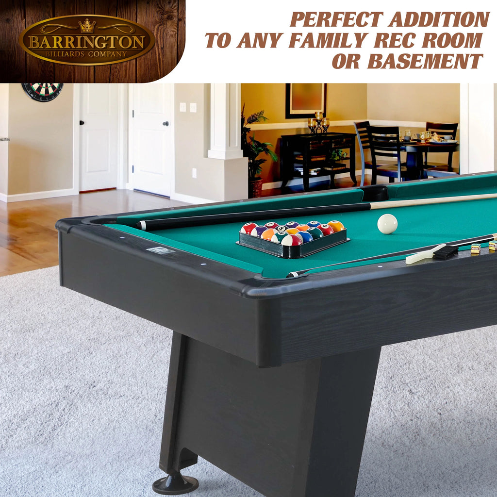 84" Arcade Pool Table with Dartboard Set, Green H196