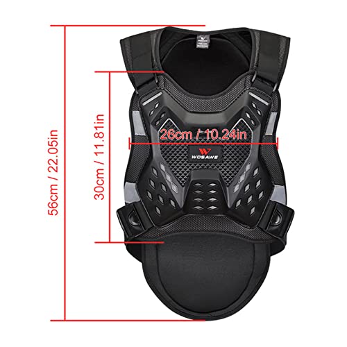 Reflective Motorbike Chest Spine Protector Vest H7848