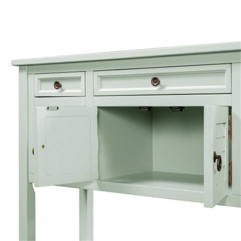 Modern Console Table with 7 Drawers and 1 Cabinet U8424