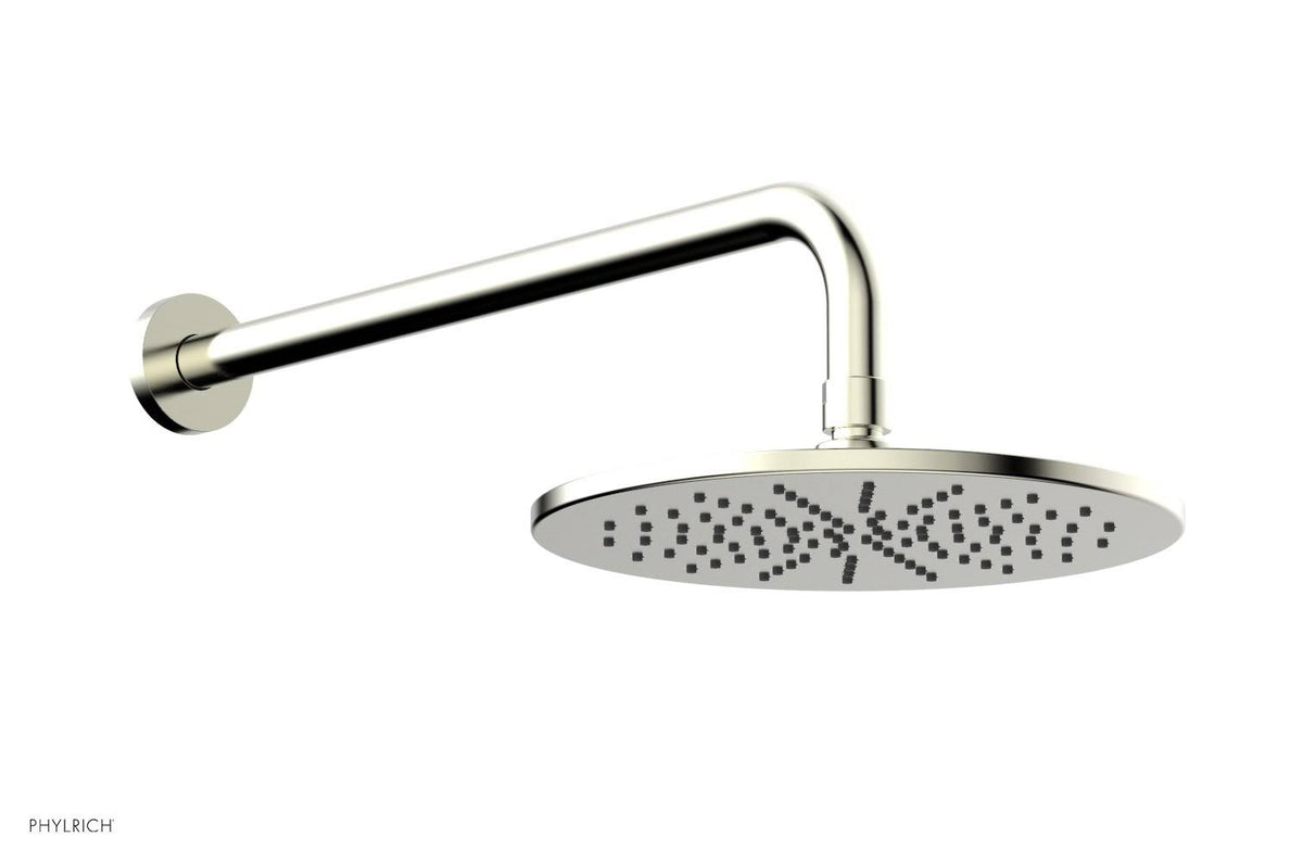 Satin Nickel Round Wall Mount Showerhead with Shower Arm K986627