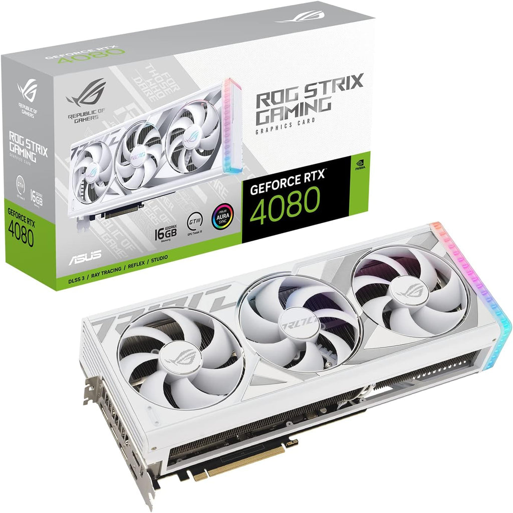 White 16GB GDDR6X PCIe 4.0 Graphics Card W112