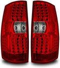 Chrome Housing Red Lens LED Tail Light S6914