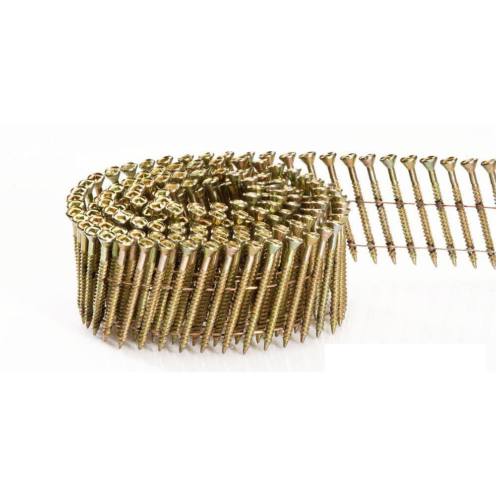 15 Degree Wire Coil Square Head Nail Screw Fastener F90495