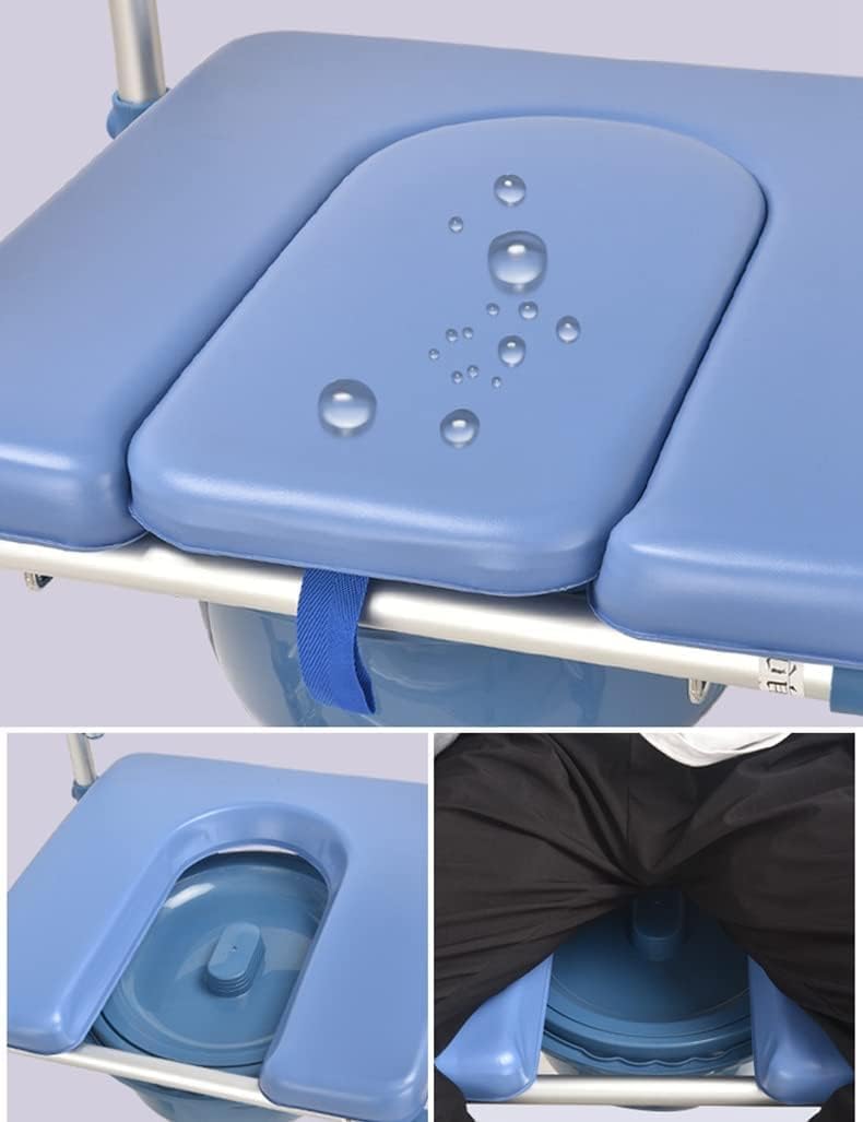 Shower Commode Chair with Wheels P749420