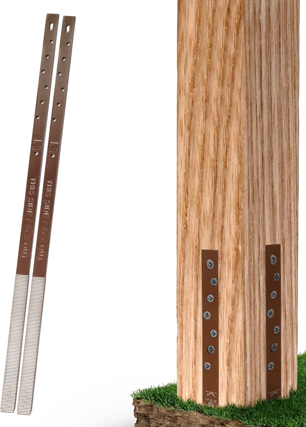 Pack of 2 Wood Post Repair O878