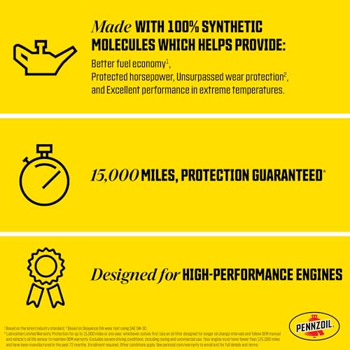 5W-30 Full Synthetic Motor Oil (5-Quart) I13255