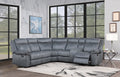 Gray Velvet Sectional Sofa W887