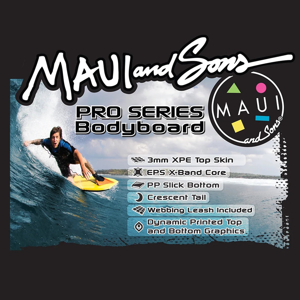 42 inch Lightweight Slick Bottom BodyBoard Surfing with Wrist Leash EPS Core Blue N15689