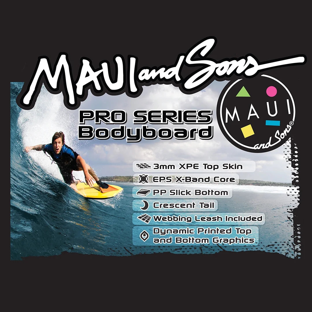 42 inch Lightweight Slick Bottom BodyBoard Surfing with Wrist Leash EPS Core Blue N15689