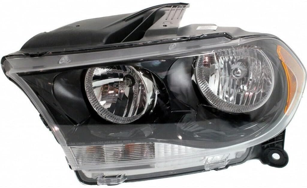 Pair Headlights Halogen Black Trim R453028