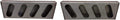 Quadruple Oval Slanted Steel Light Box, 6 Oval Lights, 1 Pair I162155