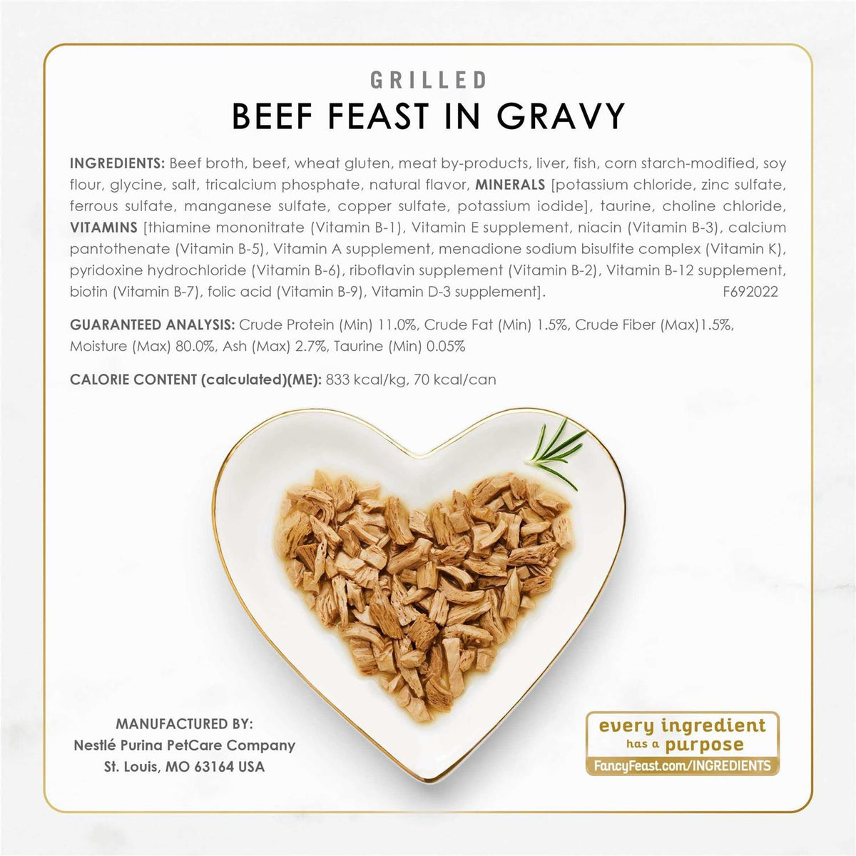Wet Cat Food Poultry & Beef Grilled Collection Variety Pack J4857
