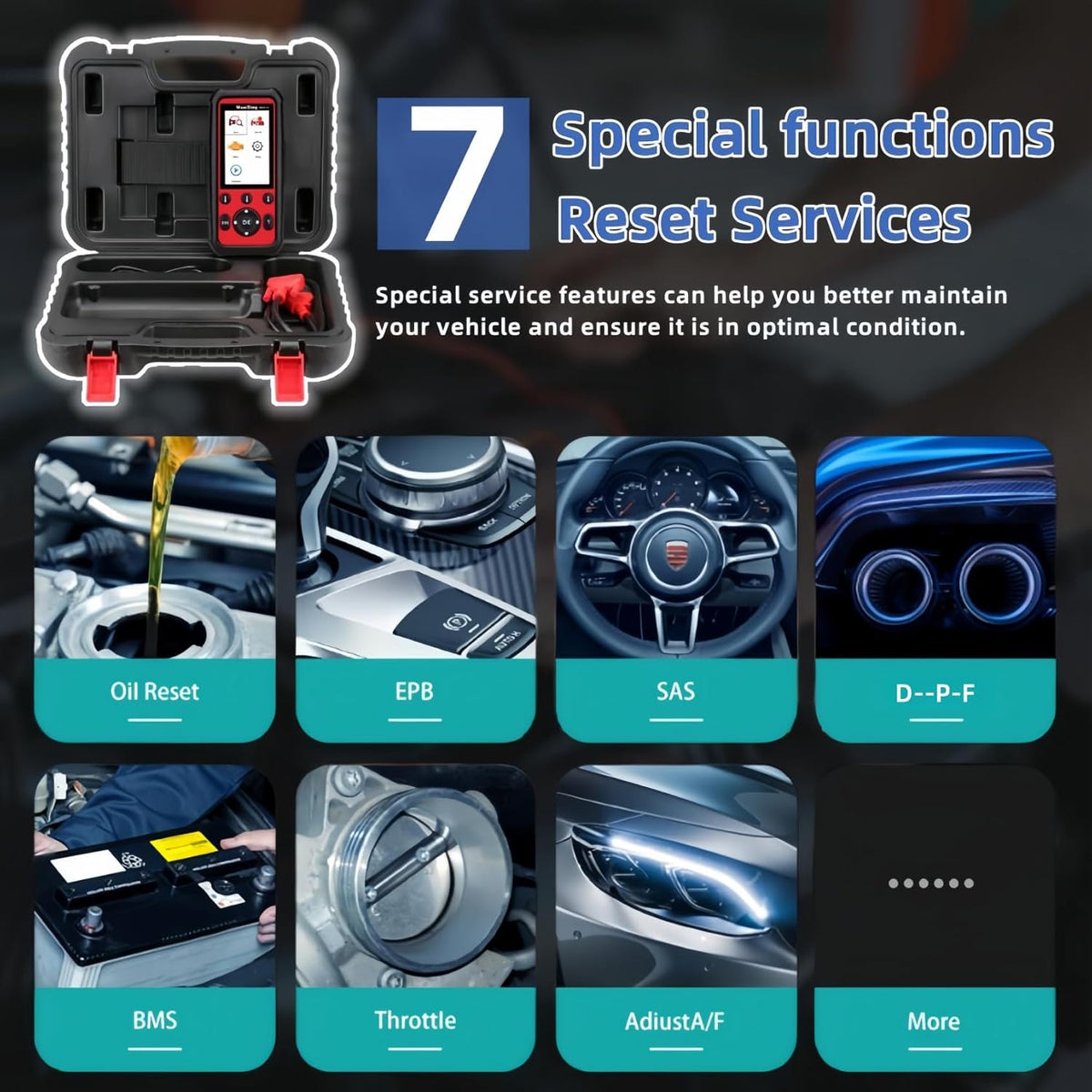 OBD2 Scanner Diagnostic Scan Tool M68622