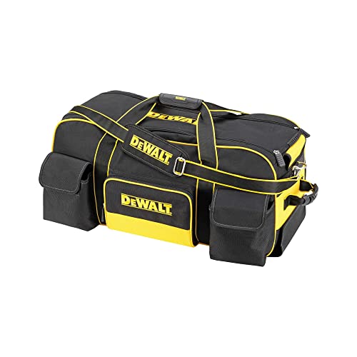 Yellow/Black Large 26-Inch Duffel Trolley Bag with Wheels T53205