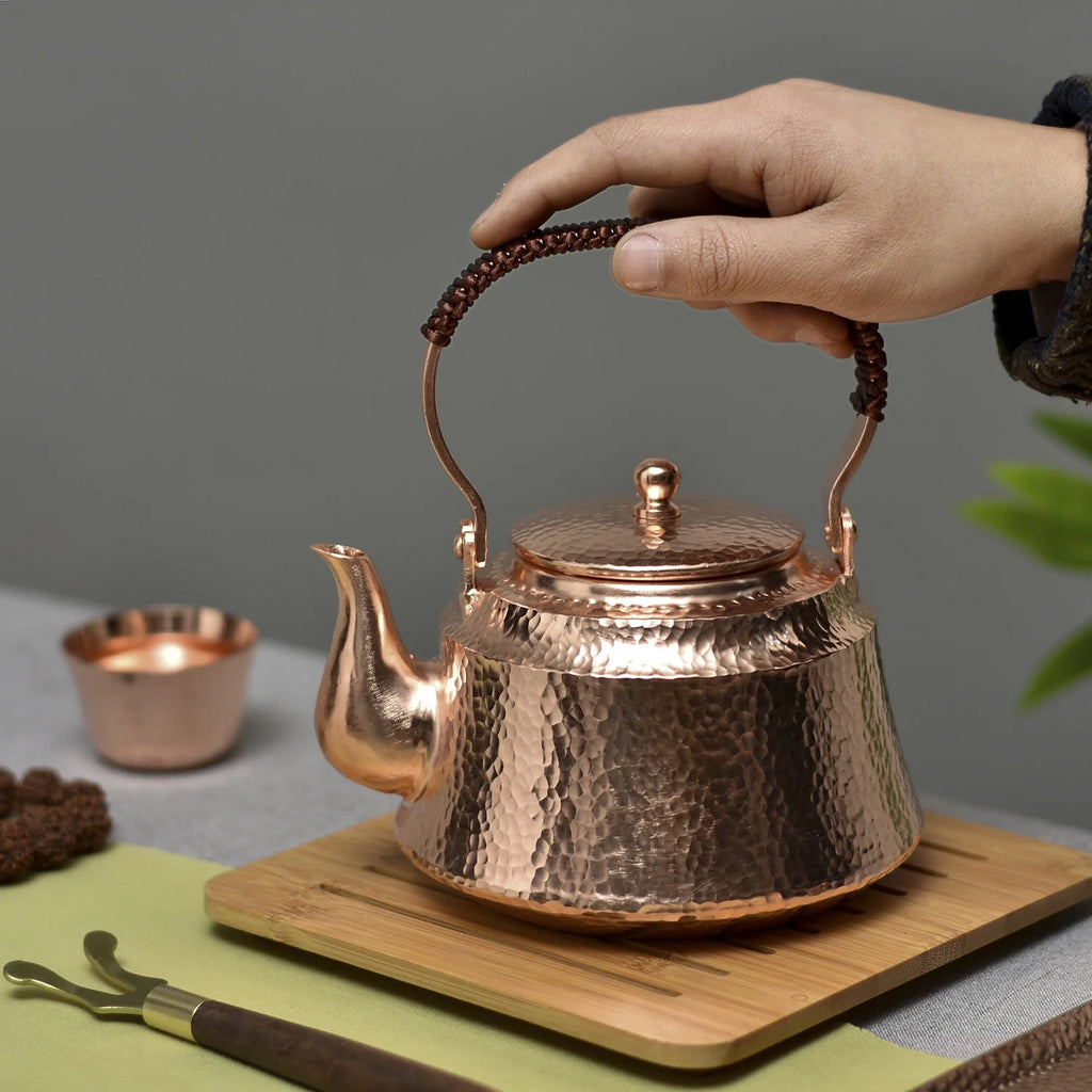 1 Liter Pure Copper Kettle Teapot J107865