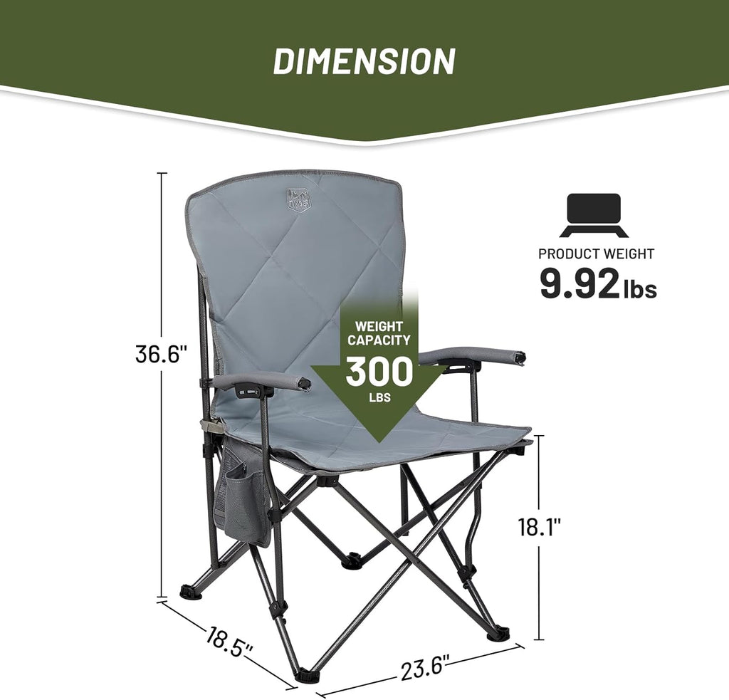 Grey Folding Outdoor Camp Chair O711846