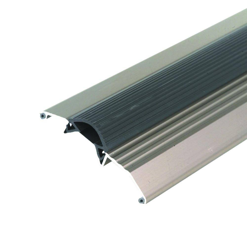 Satin Nickel Aluminum Threshold with Vinyl Seal B331246