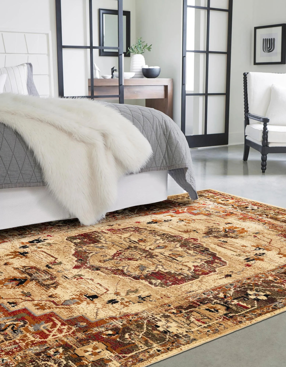 Cream Medium Rug J773382