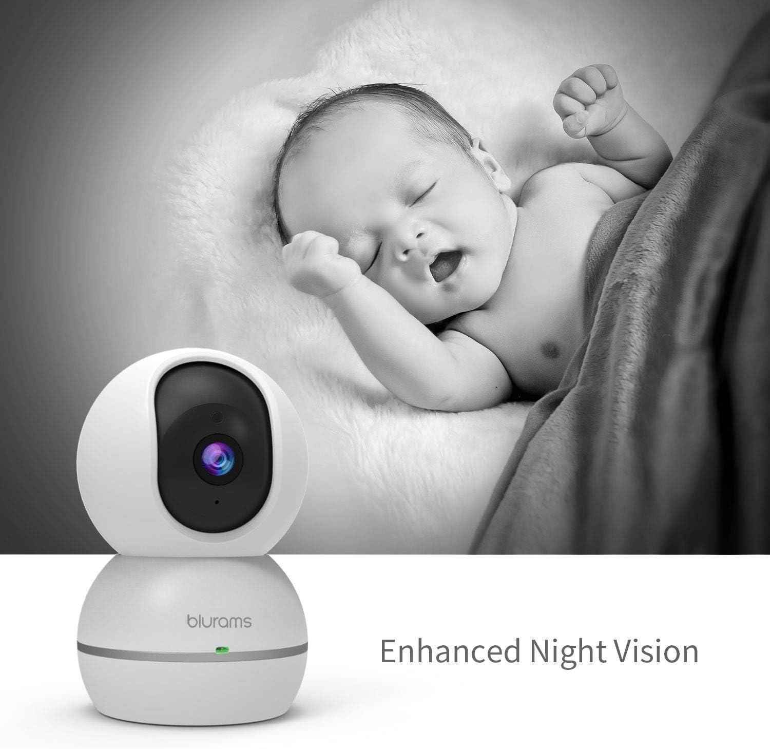 1080p Dome Security Camera PTZ Surveillance System with Night Vision Two-Way Audio Pack of 2 U138173