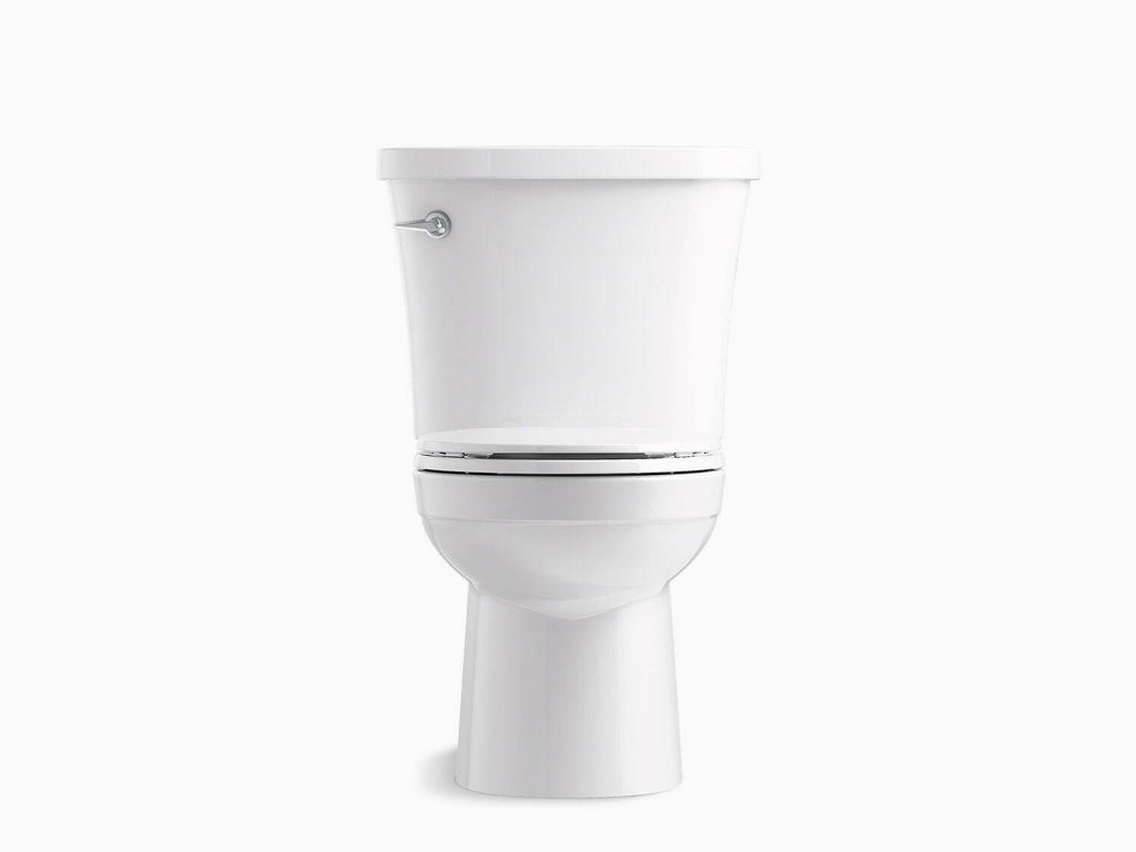 1.28 GPF Two Piece Round Toilet with Left Hand Lever White E6883