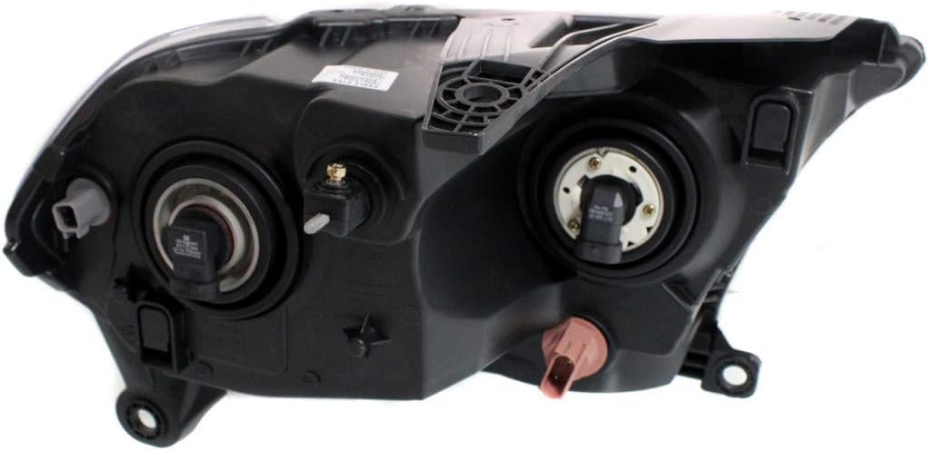 Pair Headlights Halogen Black Trim R453028