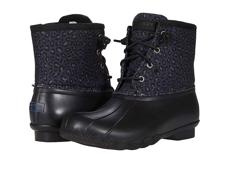 Navy/Cheetah 7.5 M (B) Boots T315