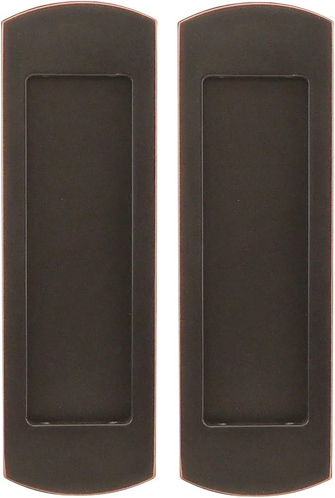 Aged Brass Pocket Door Dummy Trim W91148