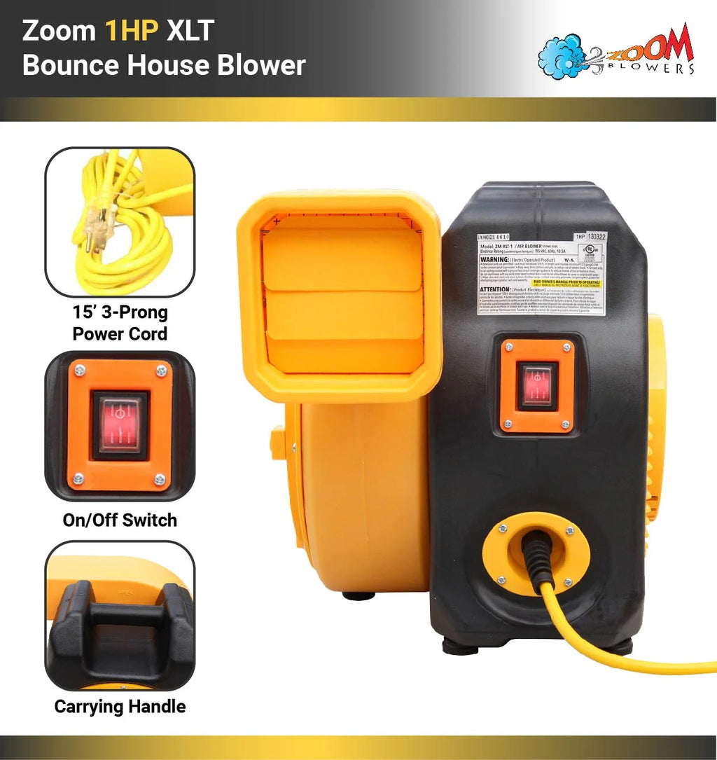 Commercial 1 HP Inflatable Bounce House Blower V581894