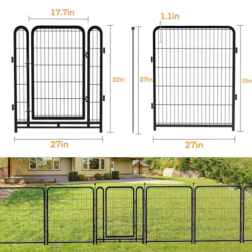 12 Panels No Dig Garden Fence Z9263