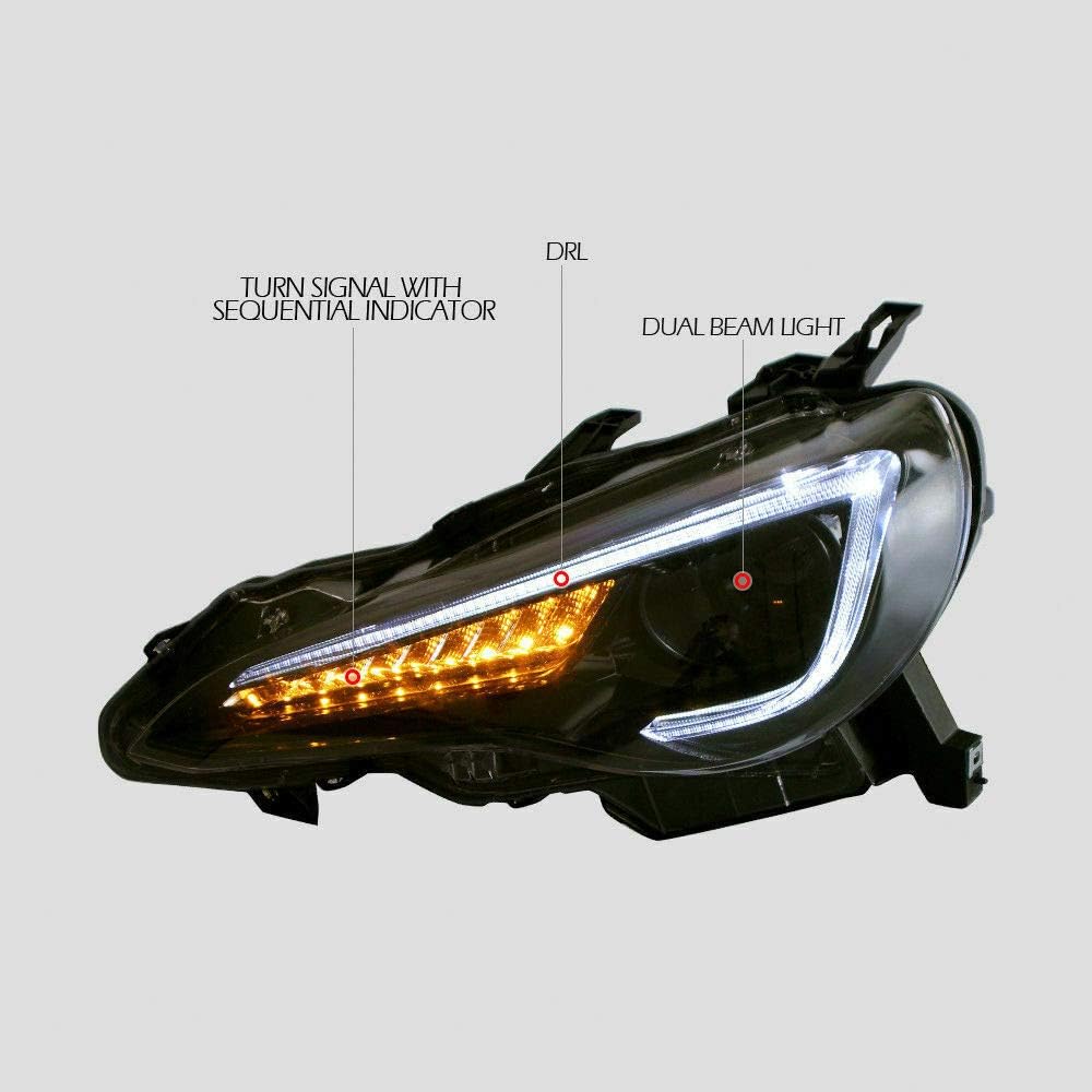 LED Sequential Headlights Set of 2 C342
