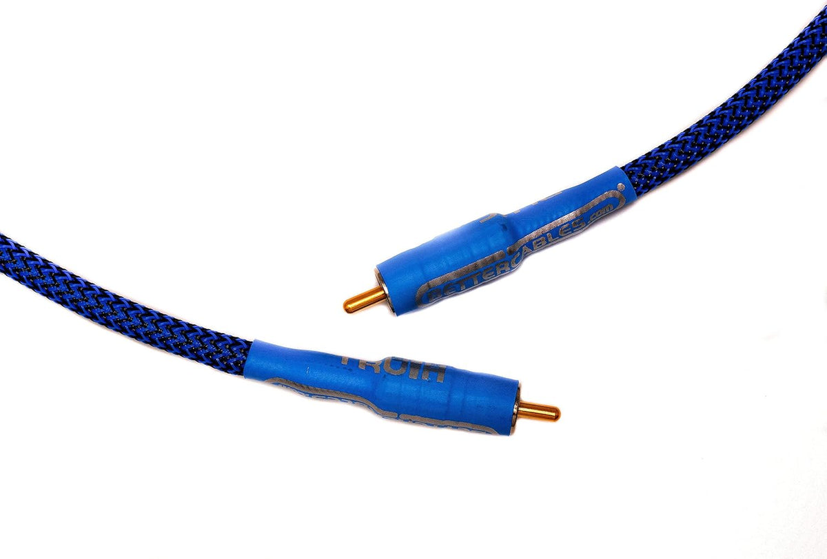 Blue Truth Digital Coax Cable Silver/Copper Hybrid 1.5 Feet R7092