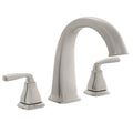Brushed Nickel 2-Handle Deck-Mount Roman Tub Faucet B2423