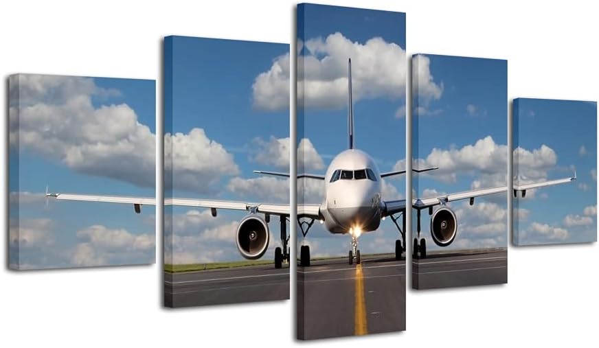 5 Panel Stretched Canvas Wall Art I733