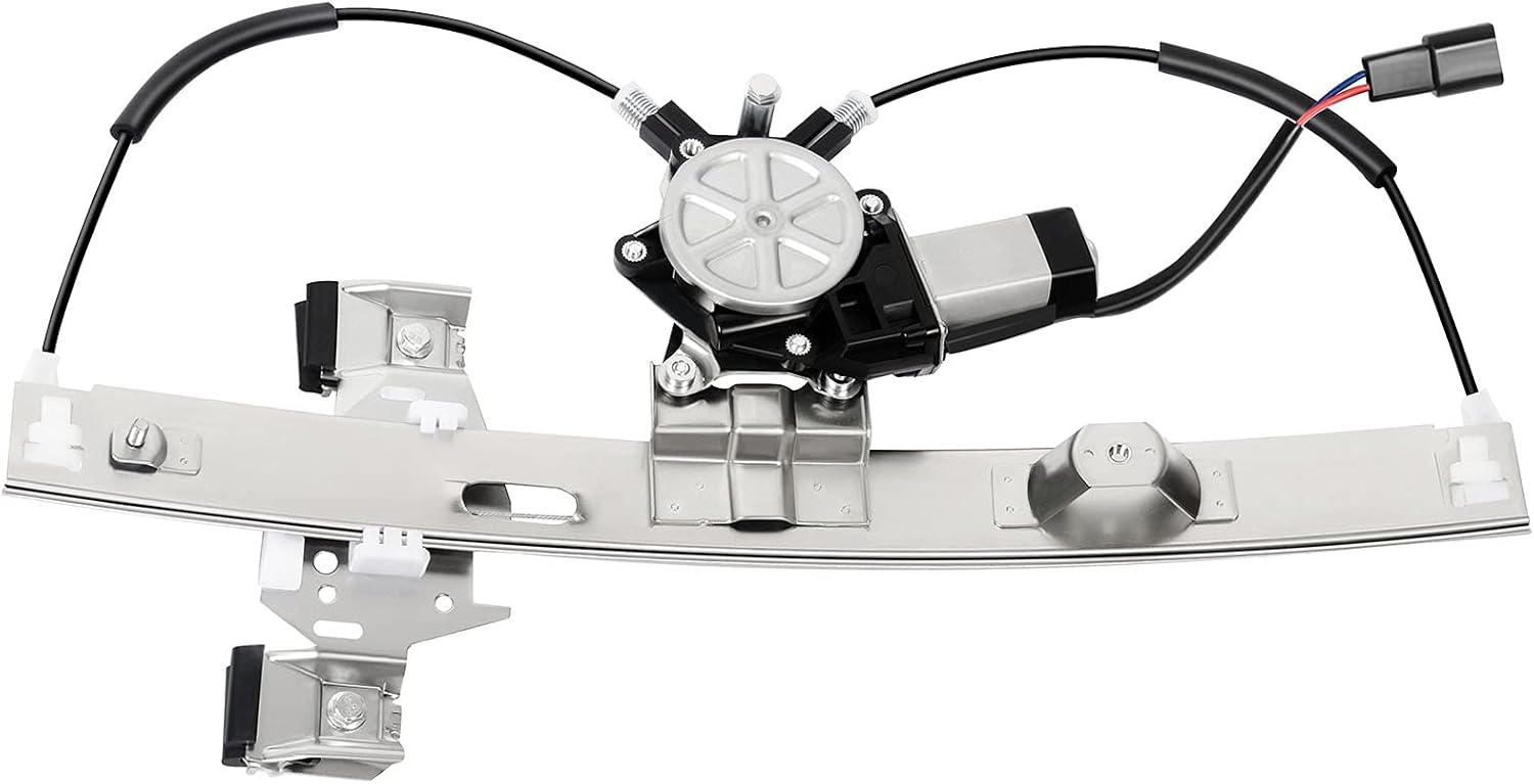 Power Window Regulator Rear Left Driver Side with Motor Pack of 2 R610566