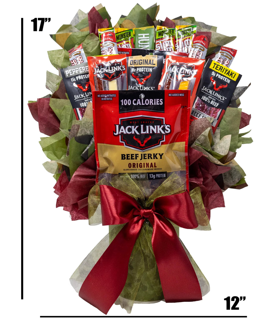 Beef Jerky Bouquet with Variety of Meat Snacks Q987596