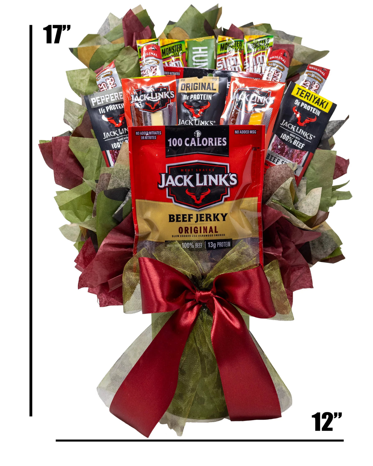 Beef Jerky Bouquet with Variety of Meat Snacks Q987596