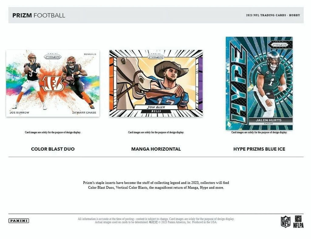 2023 Panini Prizm Football Hobby Box M6391