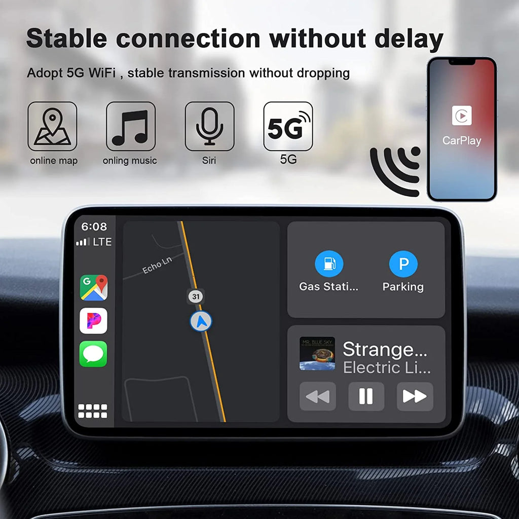 Wireless CarPlay Adapter for Factory Wired CarPlay Cars K411015