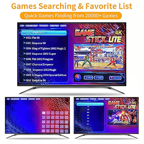 Wireless Retro Game Console with 20,000 Games and Dual 2.4G Wireless Controllers X8816