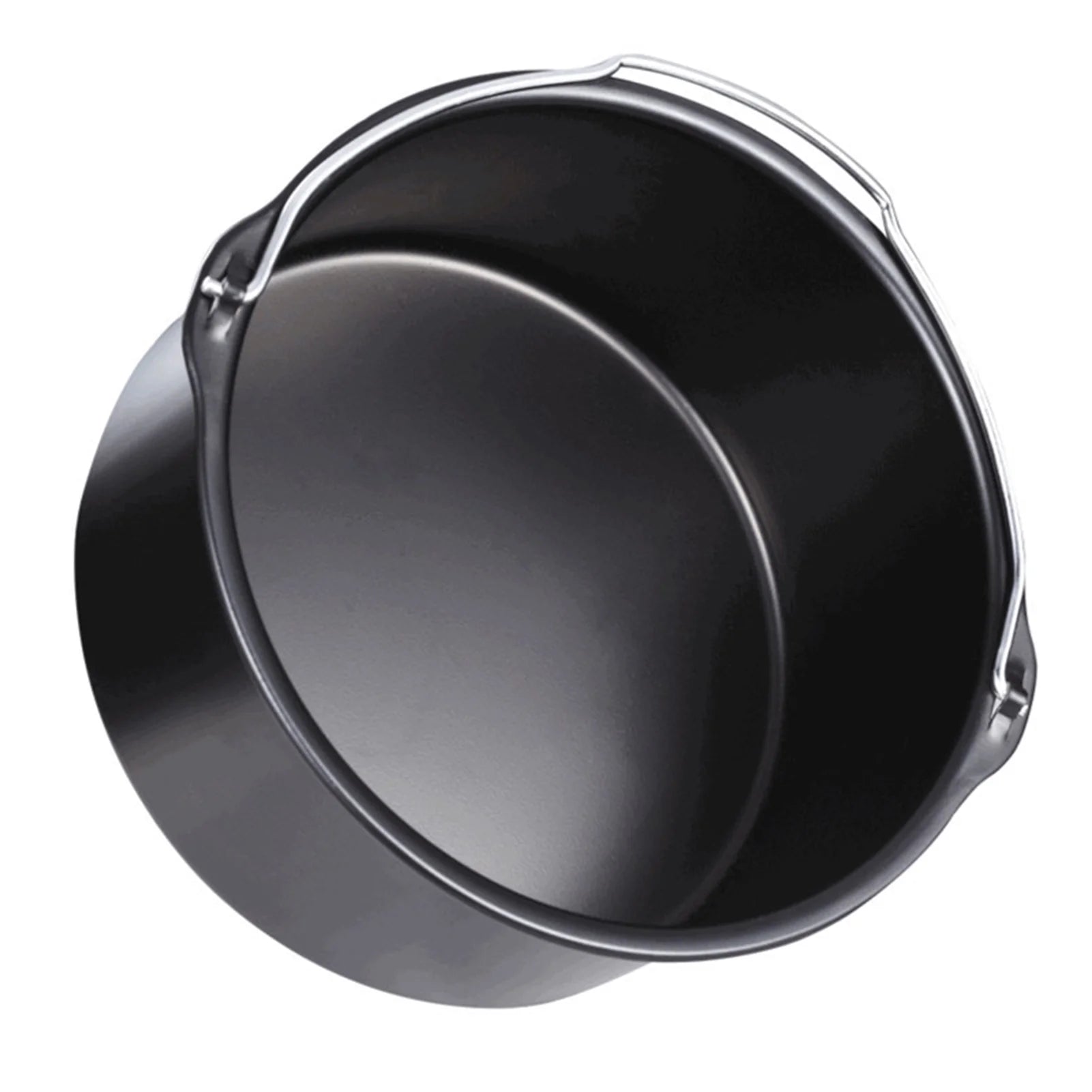 10Pcs Air Fryer Accessory Kit Frying Baking Pan Rack Pizza Tray Metal Holder Bread Bracket Cupcake Mould Set I32345