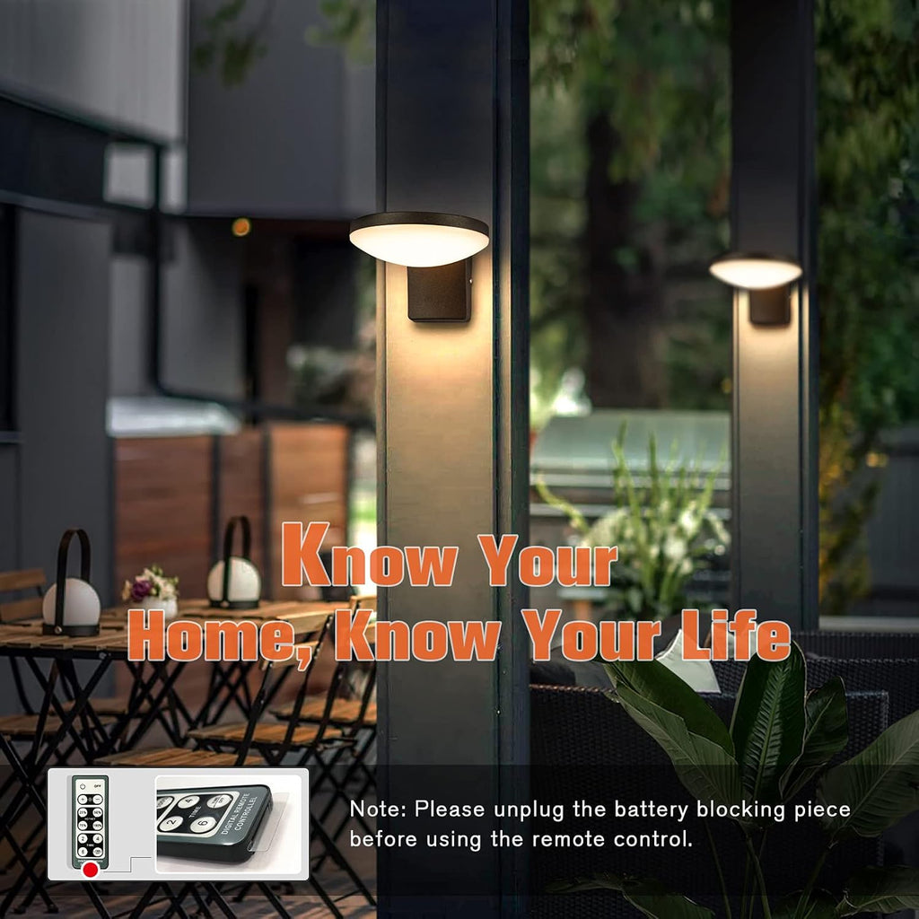 Solar Wall Light LED Outdoor Sconce Exterior Wall Lamp IP65 Waterproof N479919