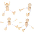 Unfinished Wooden Dolls Educational Craft Toys X6252