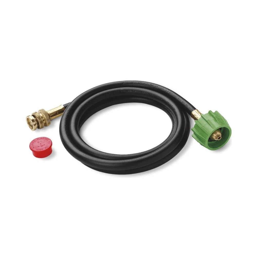 Green Liquid Propane Grill with Adapter Hose and Grill Cover B7154