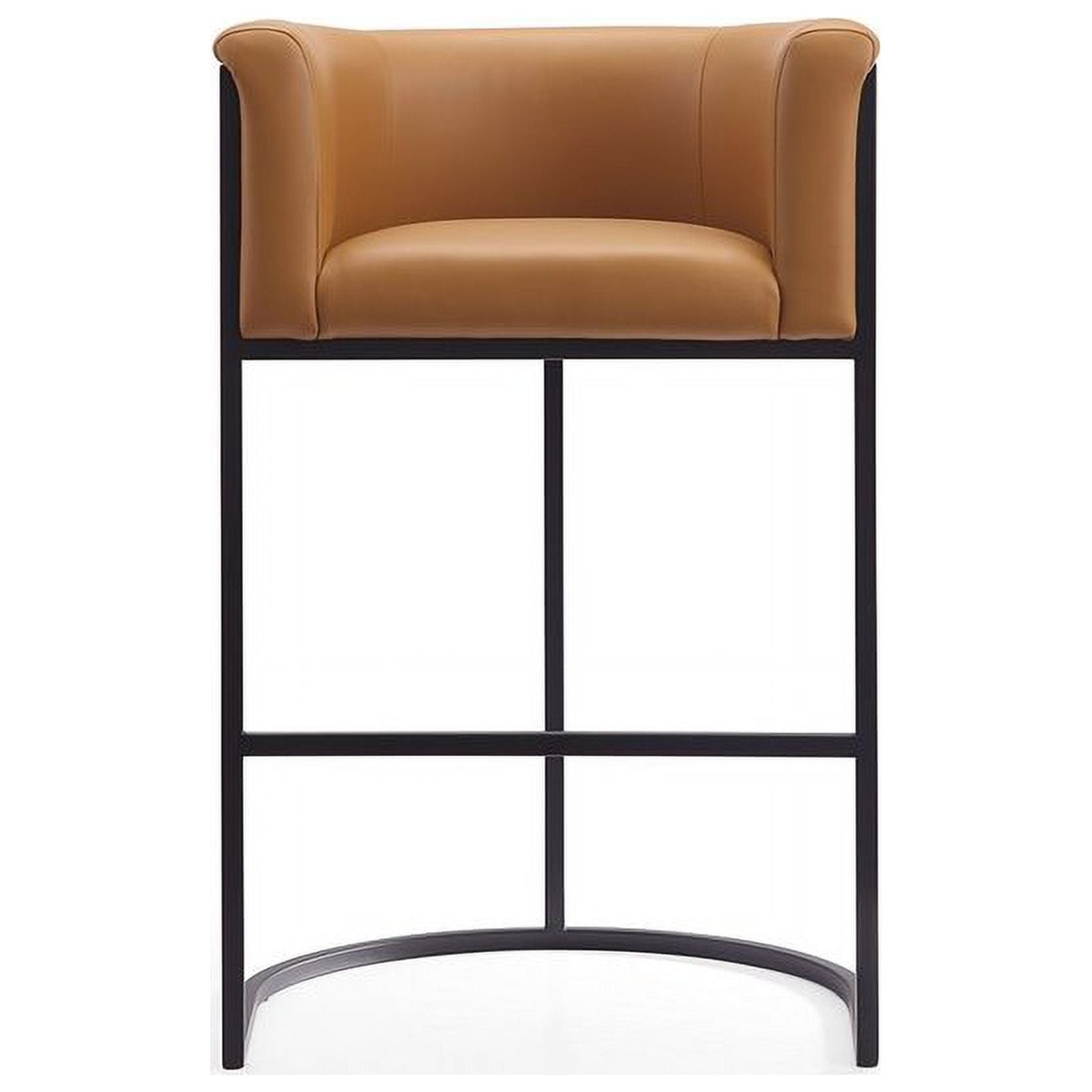 Faux Leather Barstool Set of 2 V451