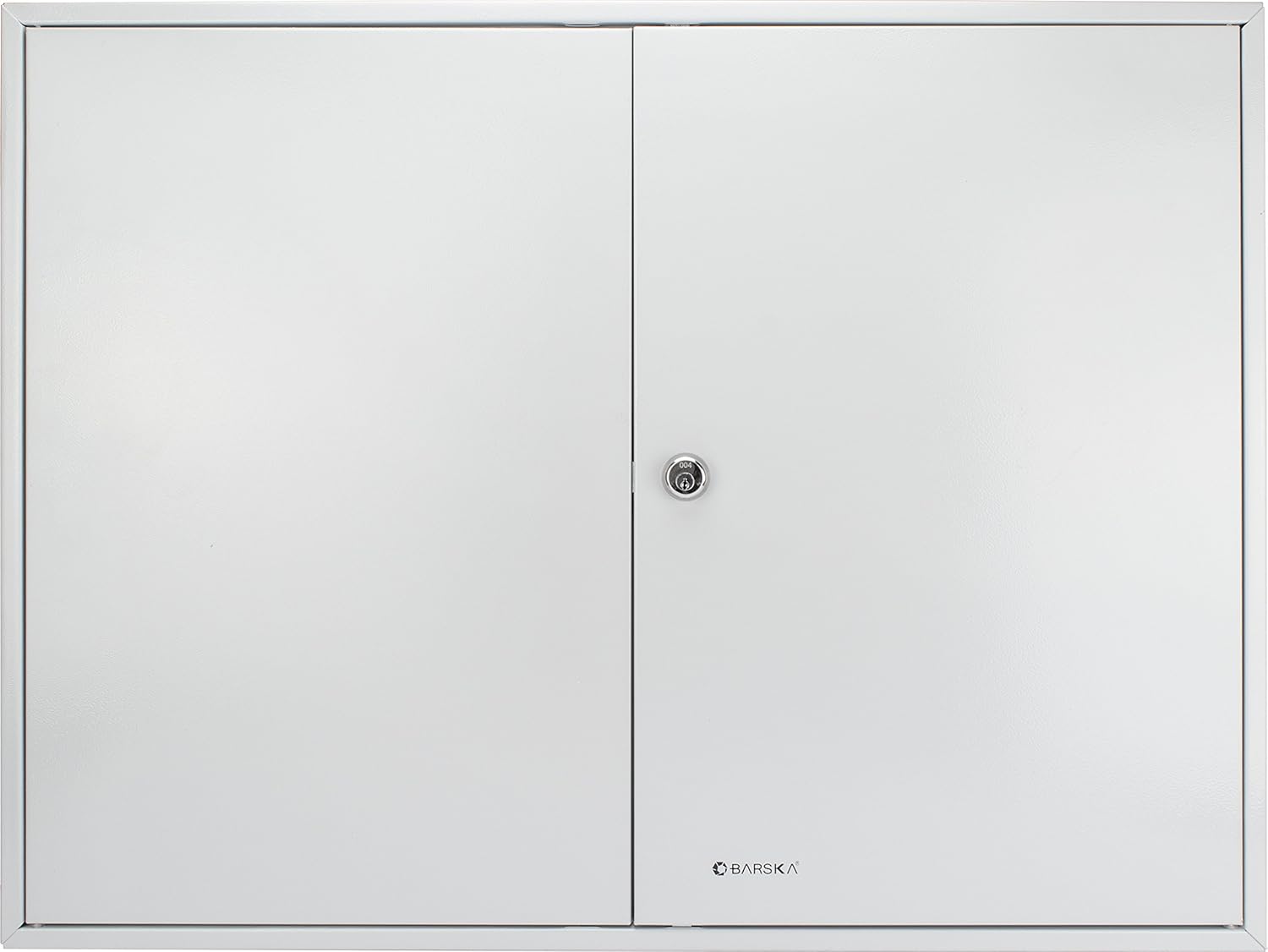Key Lock 320 Position Key Cabinet Lock Box Grey with White Key Tags T7113