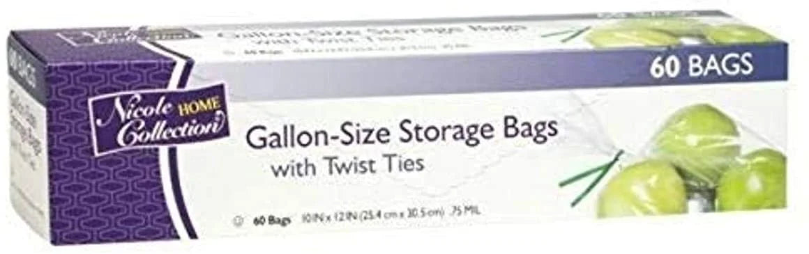 60 Transparent Twist Ties O337597
