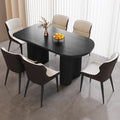 55" Oval Dining Table with 6 Chairs J69240