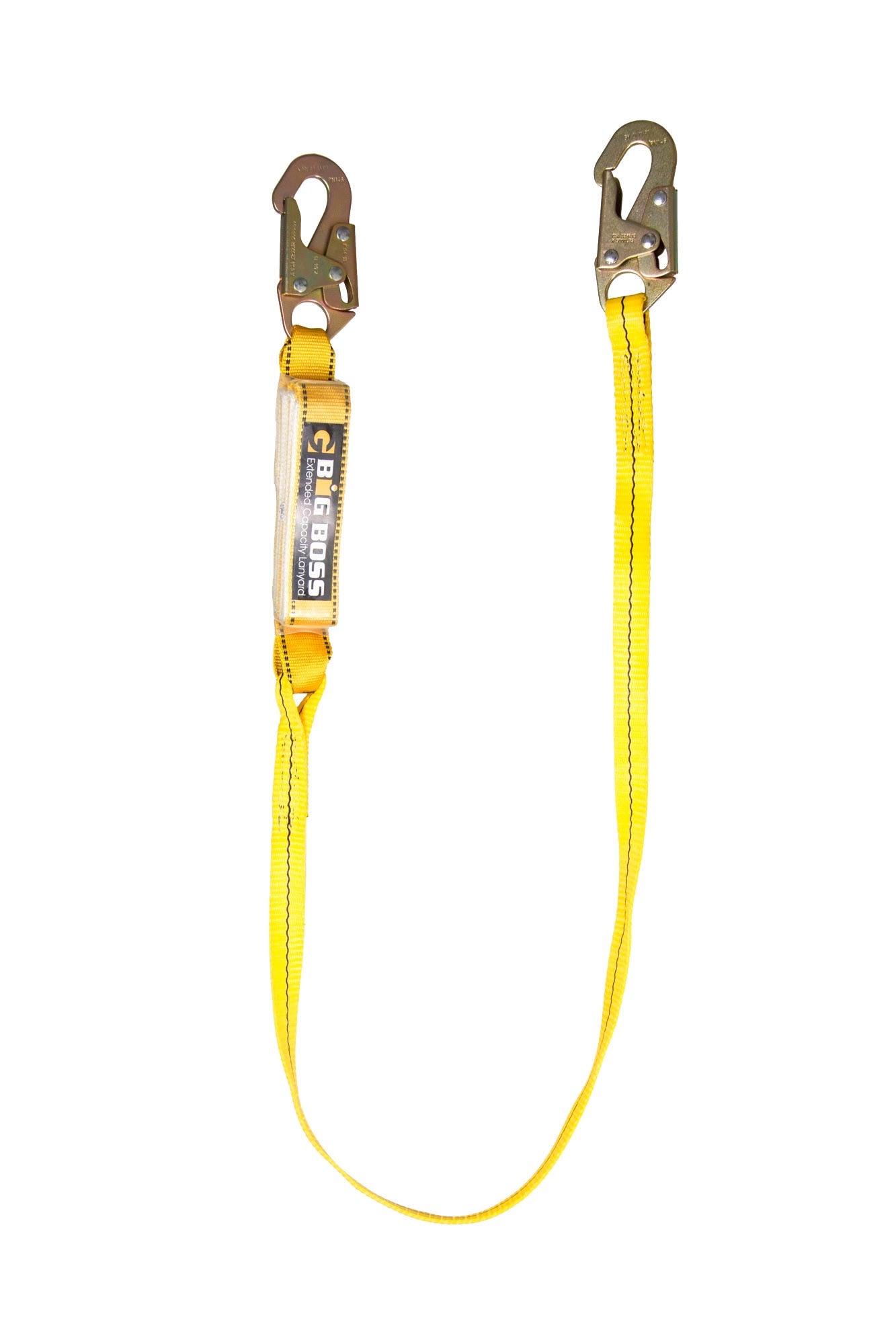 6 ft Single Leg Nylon Lanyard with Steel Rebar Hook X397452